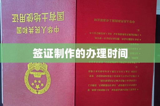 新田签证制作的办理时间